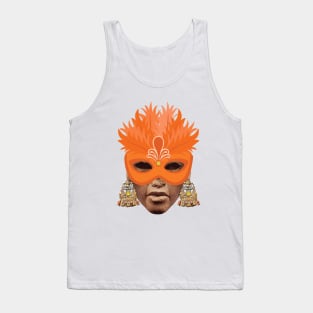 Ancient Egyptian Queen with Mask Tank Top
